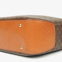 Celine Vintage Macadam Triomphe Brown Crossbody Bag
