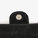 Chanel Black Coated Canvas Le Marais Flap Bag