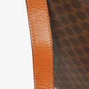 Celine Vintage Macadam Triomphe Brown Crossbody Bag