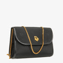Dior Canvas Chain Black Shoulder Bag