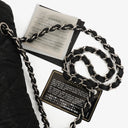 Chanel Black Coated Canvas Le Marais Flap Bag