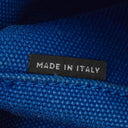Prada Cobalto Canapa Logo Tote Bag