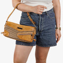 Christian Dior Beige Diorissimo Small Shoulder Bag