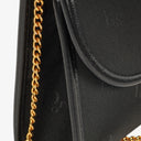 Dior Canvas Chain Black Shoulder Bag