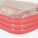 Chanel Small CC Chain Pink Vinyl And Transparent Shoulder Bag