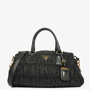 Prada Black Tessuto Gaufre Nylon Bag
