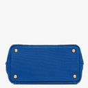 Prada Cobalto Canapa Logo Tote Bag