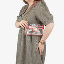 Chanel Small CC Chain Pink Vinyl And Transparent Shoulder Bag