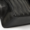 Chanel Vertical Quilted Black Leather Single Flap Bag With 24K Gold-Plated Hardware