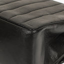 Chanel Vertical Quilted Black Leather Single Flap Bag With 24K Gold-Plated Hardware