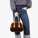 Louis Vuitton Sac Summit Drive Amarante Monogram Vernis