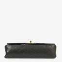 Chanel Vintage Classic Medium Double Flap Bag in Quilted Black Lambskin with 24-karat Gold-Plated Hardware