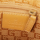Gucci Jackie Bamboo Handle Suede Shoulder Bag