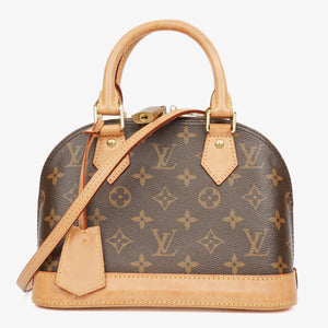 Louis Vuitton Alma BB Monogram Canvas Handbag