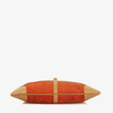 Gucci Jackie Bamboo Handle Suede Shoulder Bag