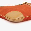 Gucci Jackie Bamboo Handle Suede Shoulder Bag