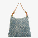 Louis Vuitton Baggy GM Monogram Denim Shoulder Bag