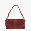 Coach Soho Suede Burgundy Shoulder Bag