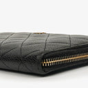 Chanel Black Caviar Quilted Classic Long Zipped Wallet