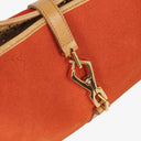 Gucci Jackie Bamboo Handle Suede Shoulder Bag