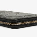 Chanel Black Caviar Quilted Classic Long Zipped Wallet
