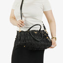 Prada Black Tessuto Gaufre Nylon Bag