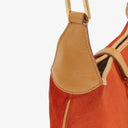 Gucci Jackie Bamboo Handle Suede Shoulder Bag