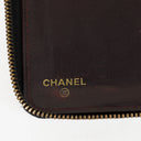 Chanel Black Caviar Quilted Classic Long Zipped Wallet