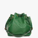 Louis Vuitton Petit Noe Green EPI Leather Shoulder Bag