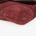 Coach Soho Suede Burgundy Shoulder Bag