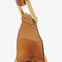 Gucci Jackie Bamboo Handle Suede Shoulder Bag