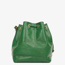 Louis Vuitton Petit Noe Green EPI Leather Shoulder Bag