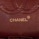 Chanel Vintage Classic Medium Double Flap Bag in Quilted Black Lambskin with 24-karat Gold-Plated Hardware