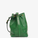 Louis Vuitton Petit Noe Green EPI Leather Shoulder Bag
