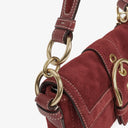 Coach Soho Suede Burgundy Shoulder Bag