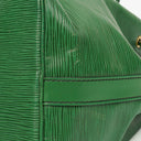 Louis Vuitton Petit Noe Green EPI Leather Shoulder Bag