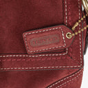 Coach Soho Suede Burgundy Shoulder Bag