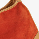 Gucci Jackie Bamboo Handle Suede Shoulder Bag