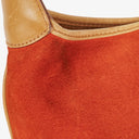 Gucci Jackie Bamboo Handle Suede Shoulder Bag
