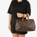 Louis Vuitton Speedy 35 Monogram Canvas Handbag