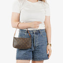Louis Vuitton Pochette Accessoires Monogram Canvas Clutch Handbag