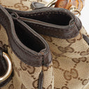 Gucci Bamboo Shopper Monogram Brown Diana Small Tote Bag