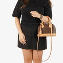 Louis Vuitton Alma BB Monogram Canvas Handbag