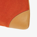 Gucci Jackie Bamboo Handle Suede Shoulder Bag
