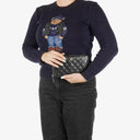 Chanel Black Caviar Quilted Classic Long Zipped Wallet