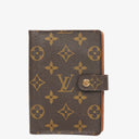 Louis Vuitton Monogram Canvas Small Ring Agenda Cover