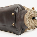 Gucci Bamboo Shopper Monogram Brown Diana Small Tote Bag