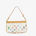 Louis Vuitton Takashi Murakami Pochette Accessoire Multicolor Clutch Handbag