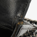 Chanel East West Black Patent Leather Chocolate Bar Flap Bag