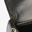 Chanel East West Black Patent Leather Chocolate Bar Flap Bag